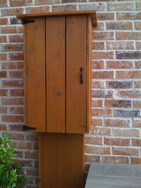 wooden electrical box covers|decorative outdoor electrical box covers.